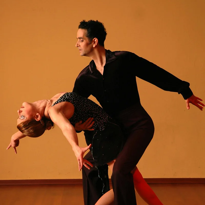 Latin dance movement during a private lesson